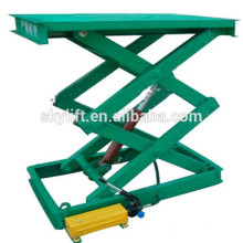 Stationary hydraulic mini wheel alignment scissor car lift